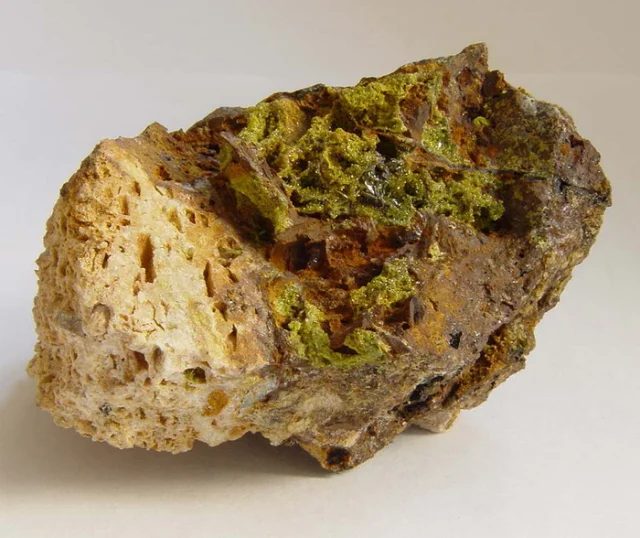 Mineral photo of Pyromorphite from locality Nová Ves u Rýmařova, Czech Republic