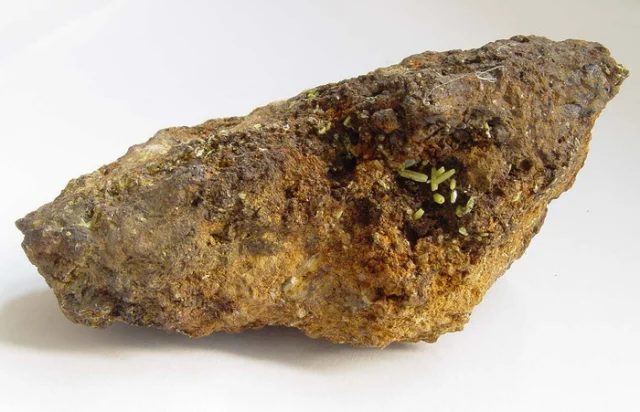 Mineral photo of Pyromorphite from locality Nová Ves u Rýmařova, Czech Republic