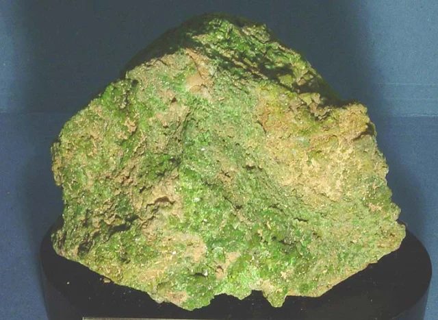 Mineral photo of Pyromorphite from locality Stříbrnice u Staňkova, Czech Republic