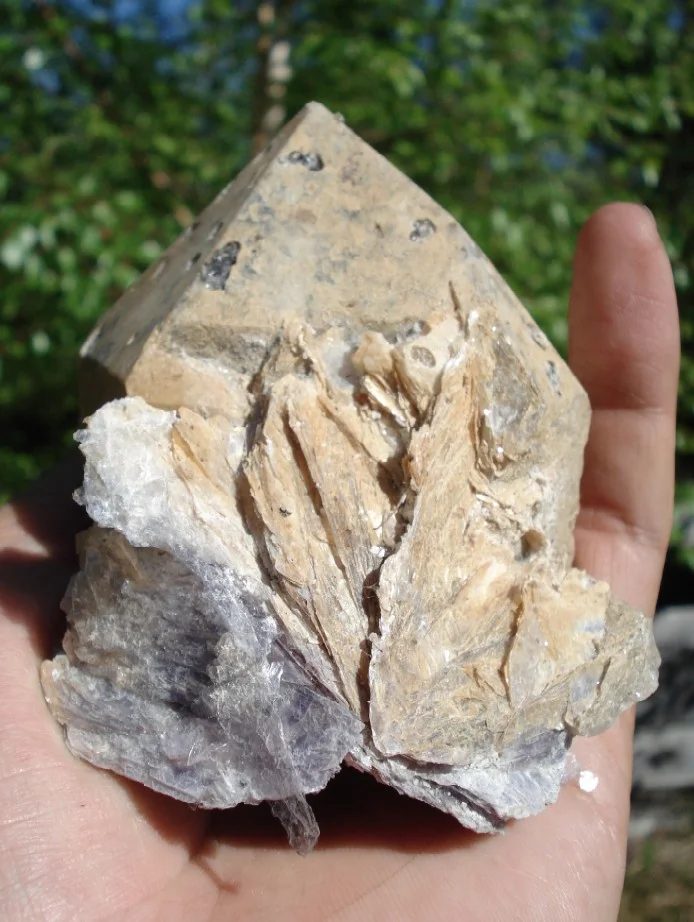 Mineral photo of Quartz (var. smoky) from locality Malkhan, Russia