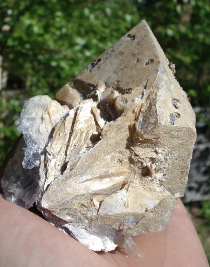 Mineral photo of Quartz (var. smoky) from locality Malkhan, Russia