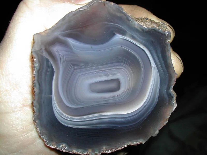 Mineral photo of Agate from locality Morcinov, Czech Republic