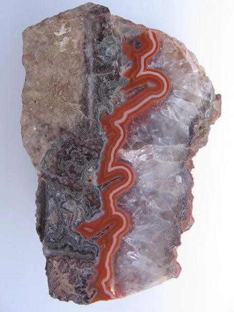 Mineral photo of Agate from locality Horní Halže, Czech Republic