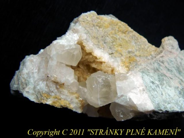 Mineral photo of Calcite from locality Předklášteří, Dřínová, Czech Republic