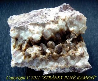Mineral photo of Calcite from locality Předklášteří, Dřínová, Czech Republic