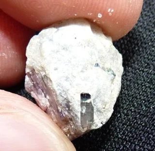 Mineral photo of Elbaite from locality Dobrá Voda, Czech Republic