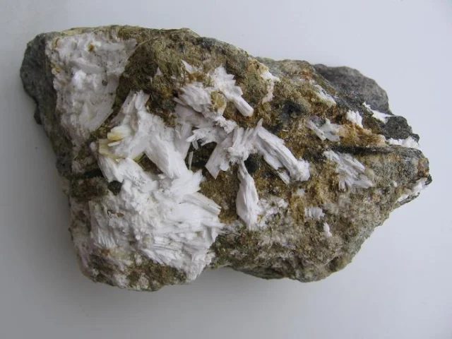 Mineral photo of Laumontite from locality Markovice, Czech Republic