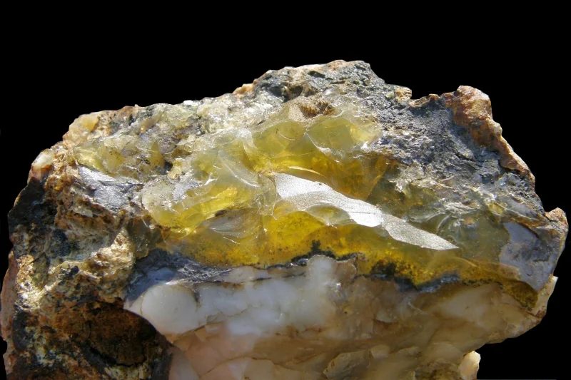 Mineral photo of Opal from locality Bohouškovice, Czech Republic