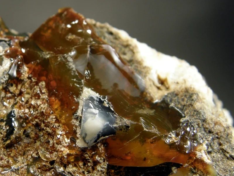 Mineral photo of Opal from locality Bohouškovice, Czech Republic
