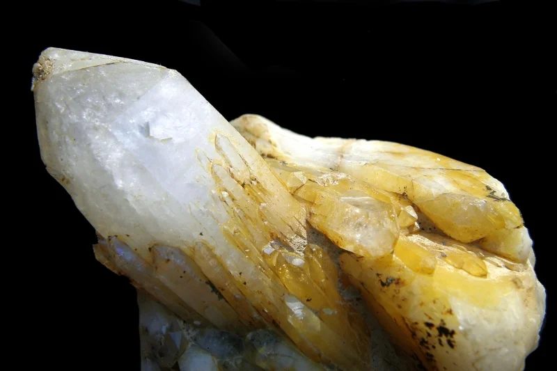 Mineral photo of Quartz from locality Dražíč, Czech Republic