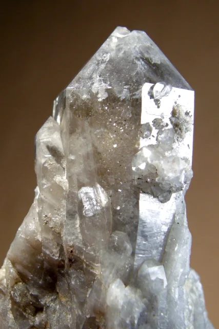 Mineral photo of Quartz (var. smoky) from locality Cínovec, Czech Republic