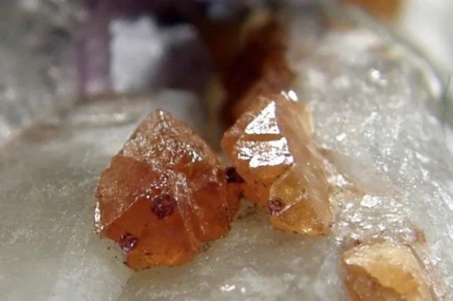 Mineral photo of Scheelite from locality Cínovec, Czech Republic