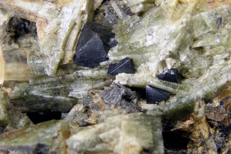 Diopside, Magnetite