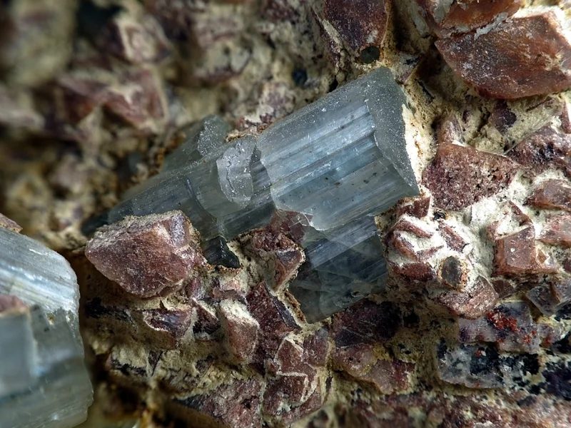 Mineral photo of Apatite from locality Krupka, Czech Republic