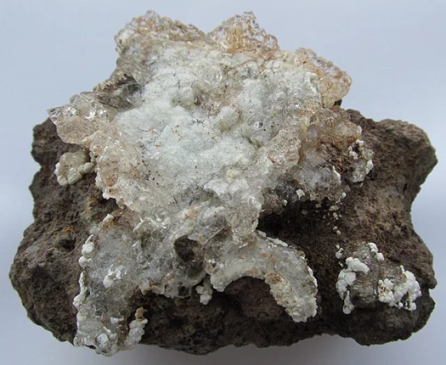 Mineral photo of Opal (var. hyalite) from locality Valeč, Czech Republic