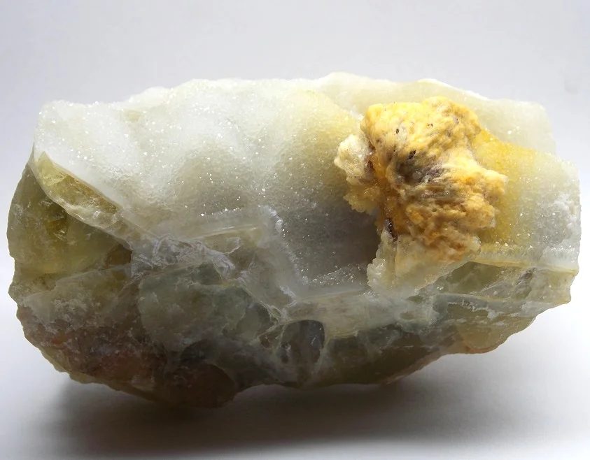 Baryte, Quartz