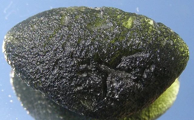 Mineral photo of Moldavite from locality Mohelno, Czech Republic