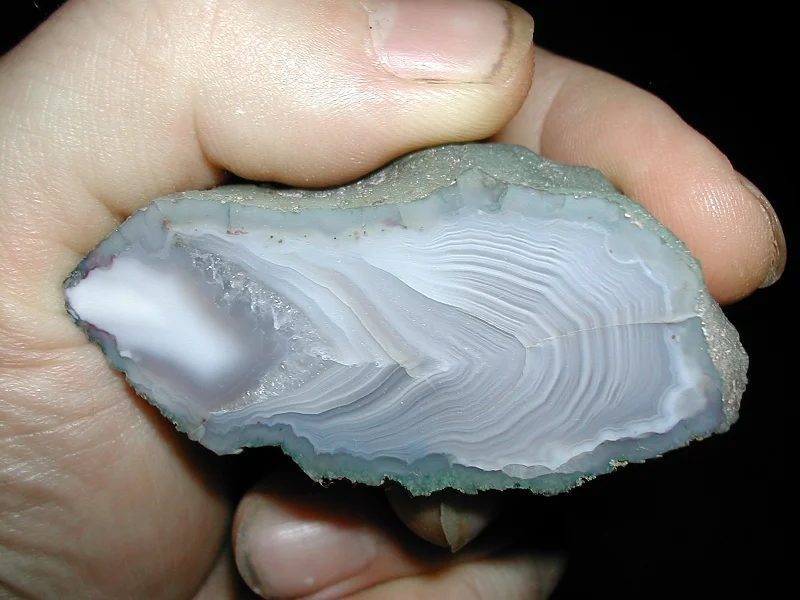 Mineral photo of Agate from locality Morcinov, Czech Republic