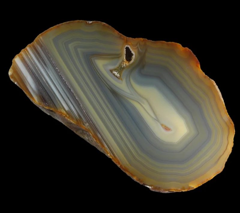 Mineral photo of Agate from locality Rio Grande do Sul, Brazil
