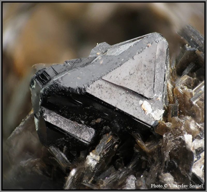 Mineral photo of Cassiterite from locality Cínovec, Czech Republic