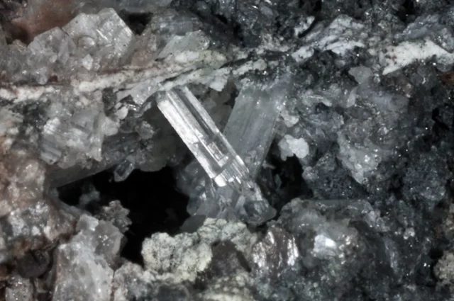Mineral photo of Cerussite from locality Oloví, Czech Republic