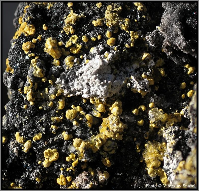 Mineral photo of Copiapite from locality Zastávka, Czech Republic