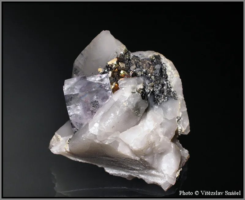 Fluorite, Pyrite, Quartz