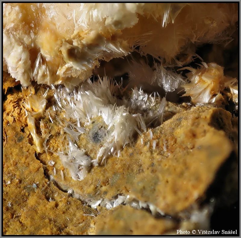 Mineral photo of Halotrichite from locality Dubník, Slovakia