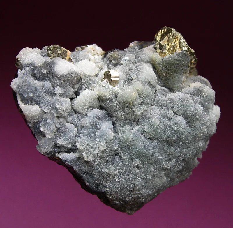 Pyrite, Quartz