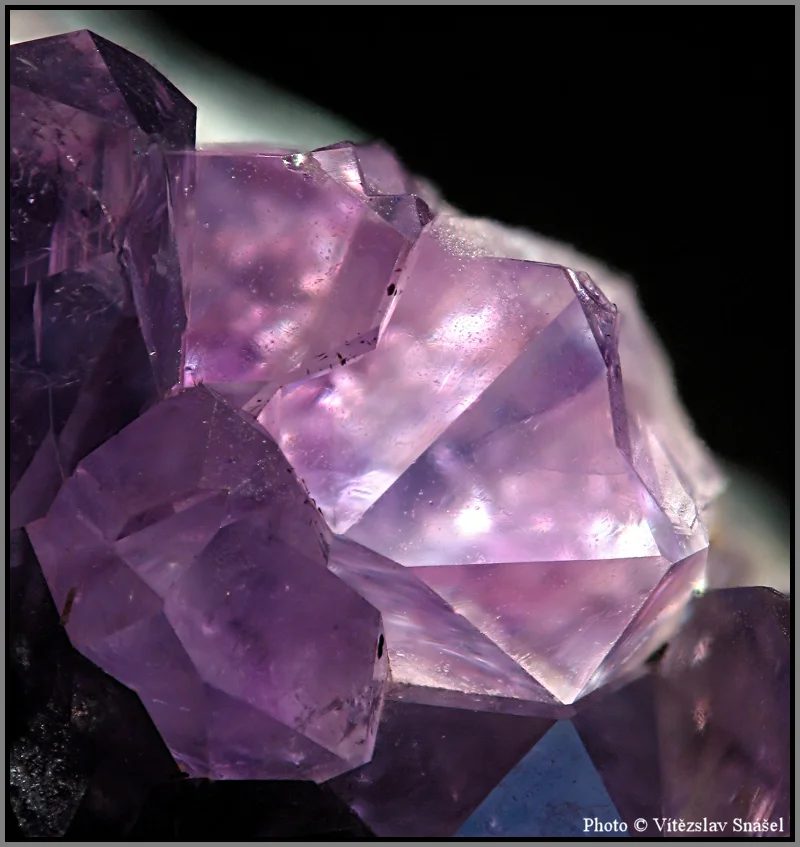 Mineral photo of Quartz (var. amethyst) from locality Rio Grande do Sul, Brazil