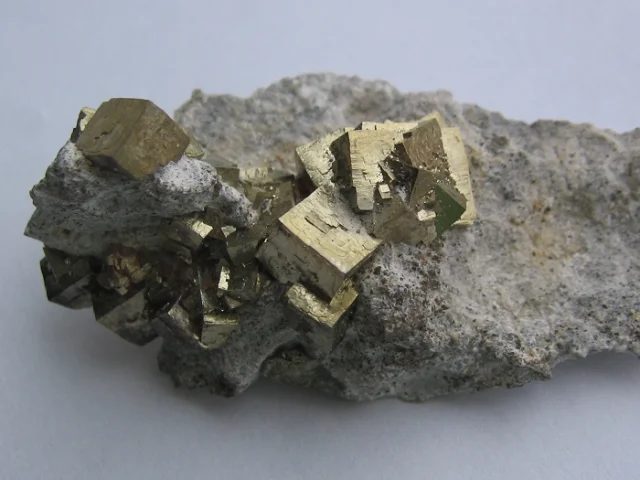 Mineral photo of Pyrite from locality Prachovice, Czech Republic