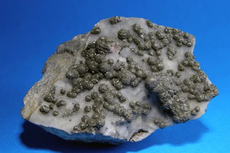 Mineral photo of Pyrite from locality Stříbro, Czech Republic