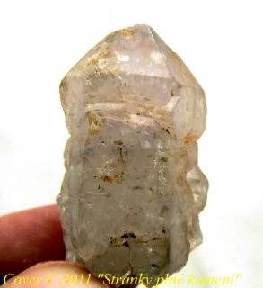 Mineral photo of Quartz (var. amethyst) from locality Nové Veselí, Czech Republic