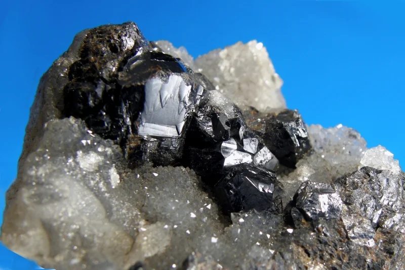 Mineral photo of Sphalerite from locality Stříbro, Czech Republic