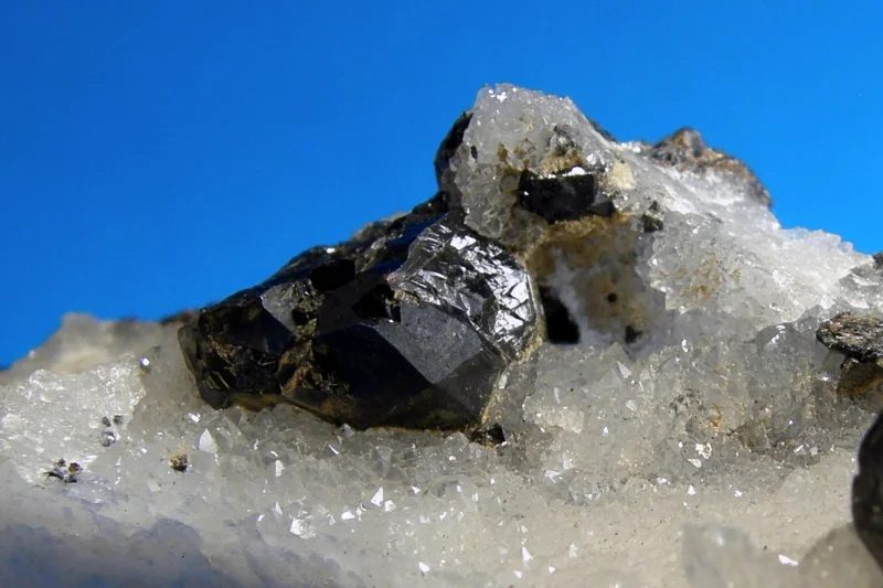 Mineral photo of Sphalerite from locality Stříbro, Czech Republic