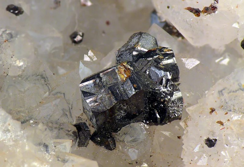 Mineral photo of Sphalerite from locality Stříbro, Czech Republic