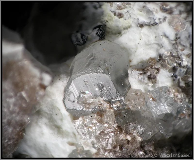 Mineral photo of Topaz from locality Hubský peň, Horní Slavkov, Czech Republic