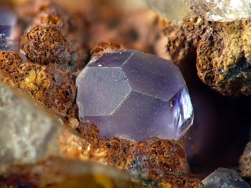 Mineral photo of Fluorite from locality Krupka, Czech Republic