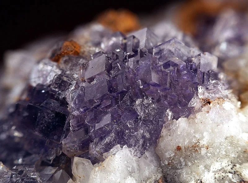 Mineral photo of Fluorite from locality Boží Dar, Krušné Hory, Czech Republic
