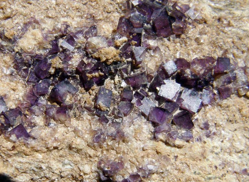 Mineral photo of Fluorite from locality Petlery, Czech Republic