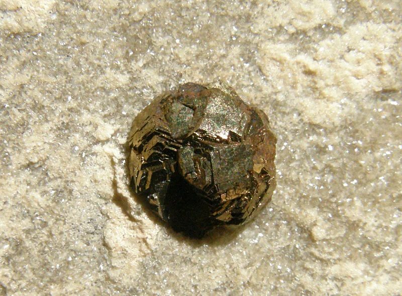 Mineral photo of Pyrite from locality Bílina, Czech Republic