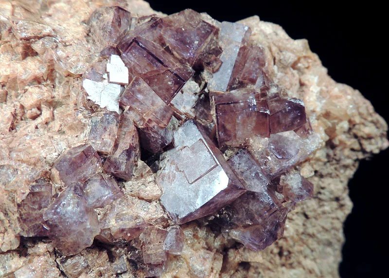 Mineral photo of Fluorite from locality Petlery, Czech Republic