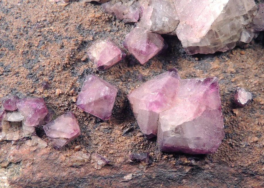 Mineral photo of Fluorite from locality Hora Svatého Šebestiána, Czech Republic