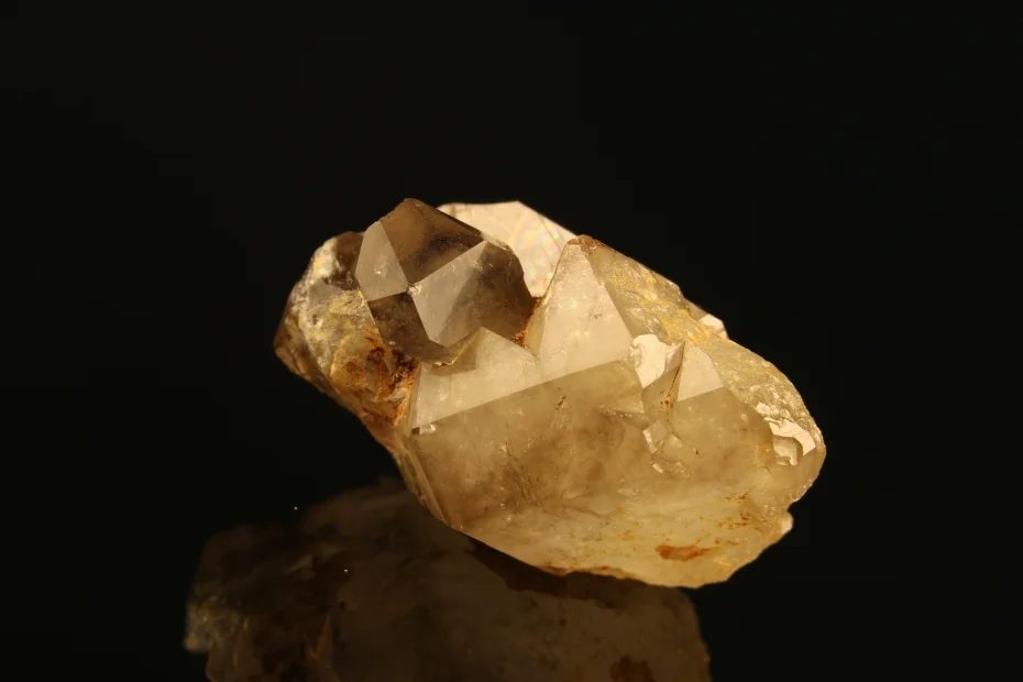 Mineral photo of Quartz (var. smoky) from locality Bory, Czech Republic