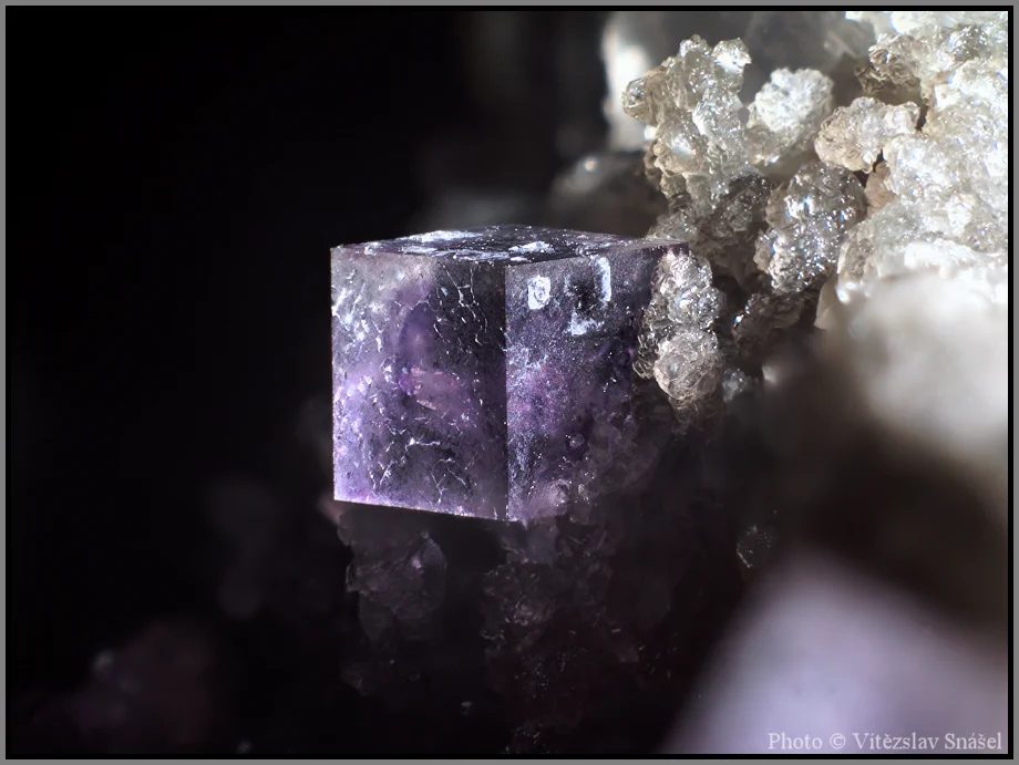 Mineral photo of Fluorite from locality št. Barbora, Krupka, Czech Republic