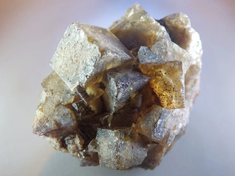 Mineral photo of Fluorite from locality Vrchoslavbv, Czech Republic