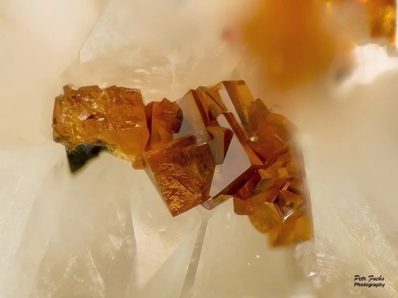 Mineral photo of Bariopharmacosiderite from locality Moldava, Czech Republic
