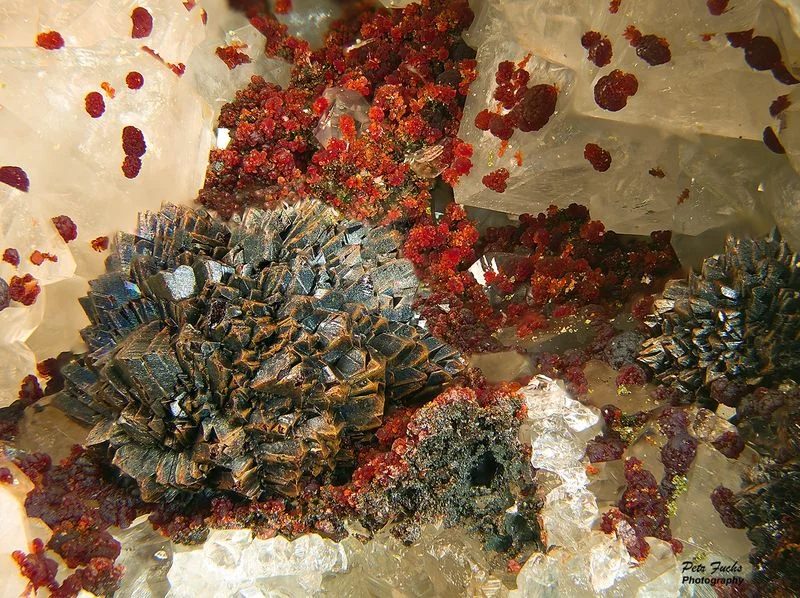 Mineral photo of Carminite from locality Moldava, Czech Republic