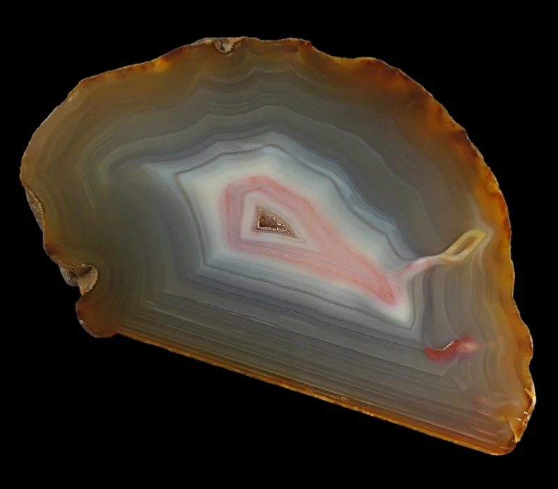 Mineral photo of Agate from locality Rio Grande do Sul, Brazil