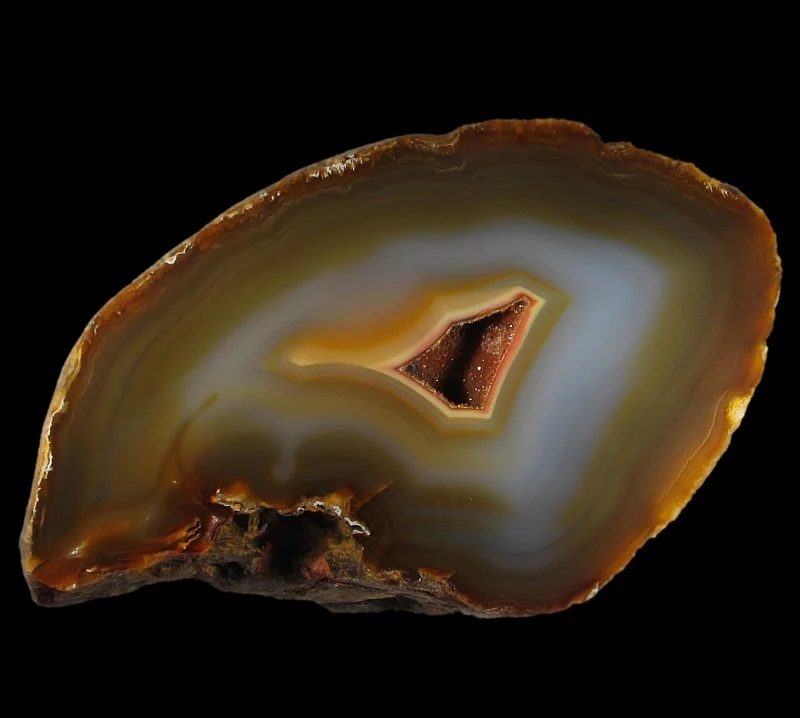 Mineral photo of Agate from locality Rio Grande do Sul, Brazil